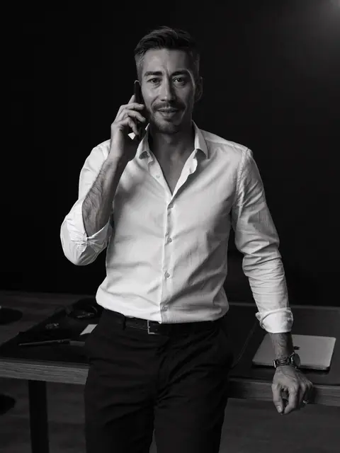 Jérémy Prost au téléphone